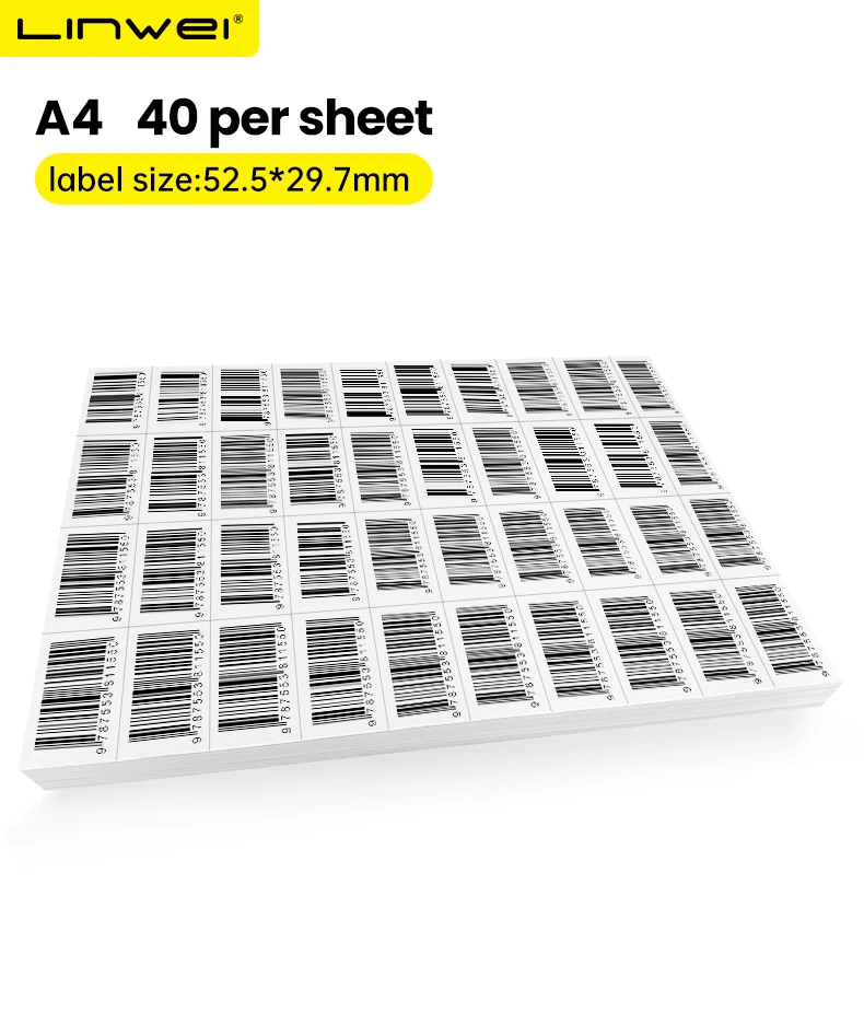 Avery-Megastar LP4MS-10574 Etichette Bianche Adesive In Fogli A4 Senza