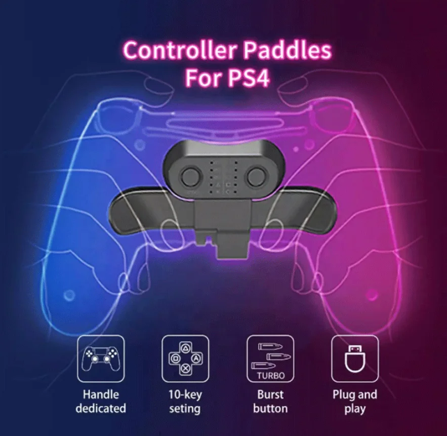 2021 Strike Pack FPS Controller Adaptoer PS4 Back Buttons Attachment Rear Game Wireless Controller ps4 Controller Paddles