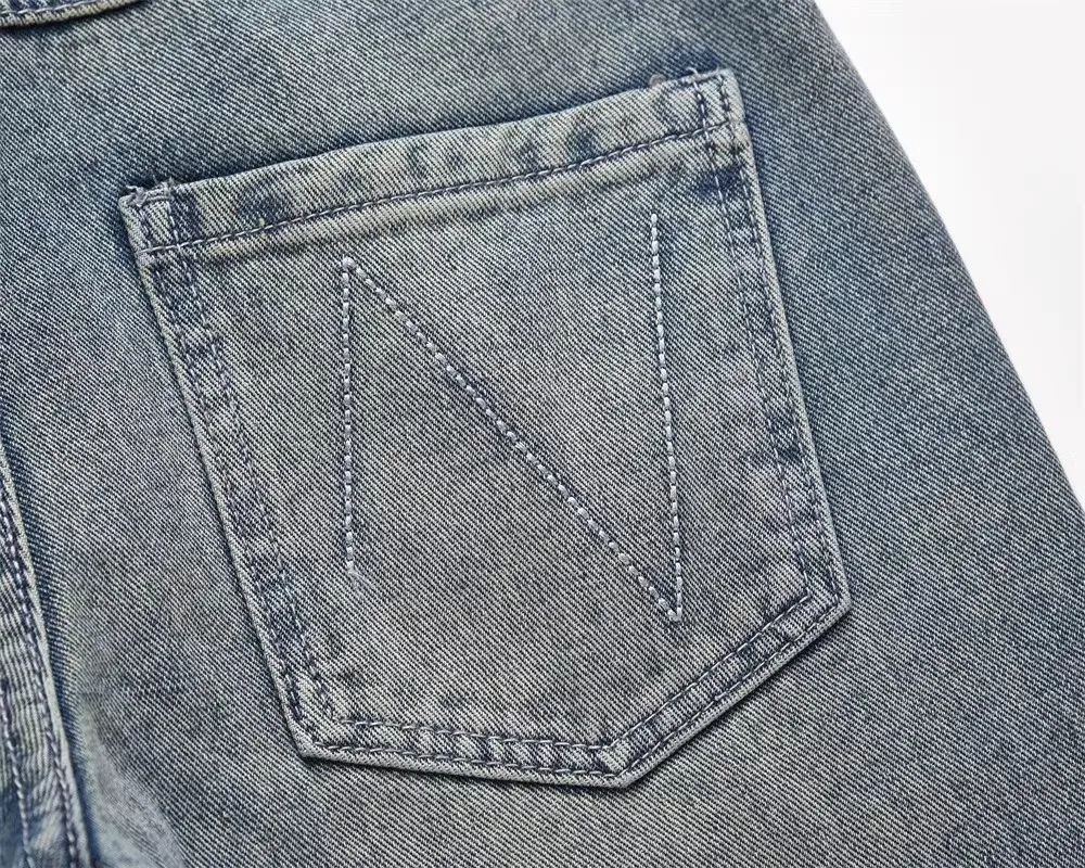Shop Our Design Knee Stitching Casual Denim Jeans for Men