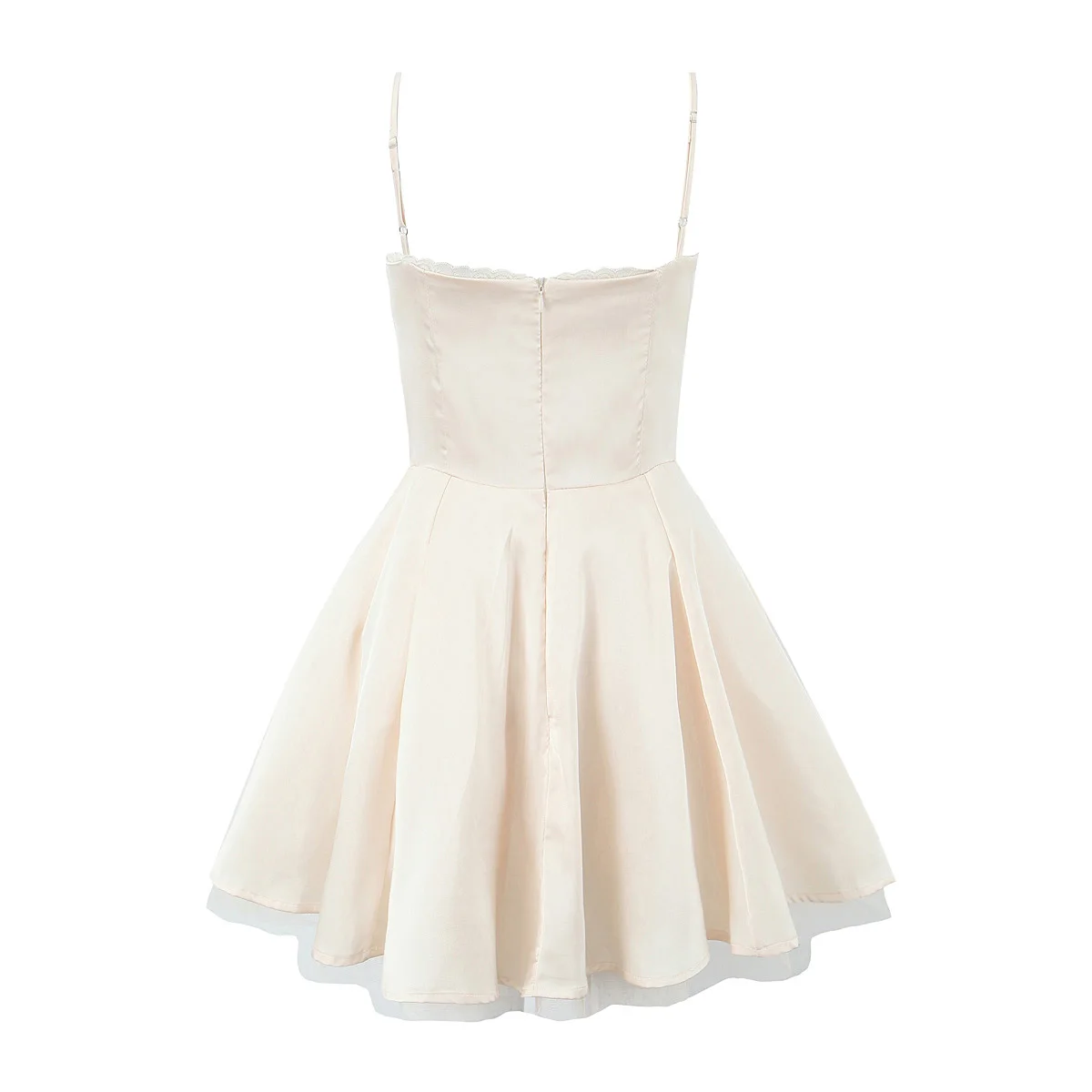4 Colorway Solid Color Spaghetti Strap Casual Fashion Mini slip Dress for Women