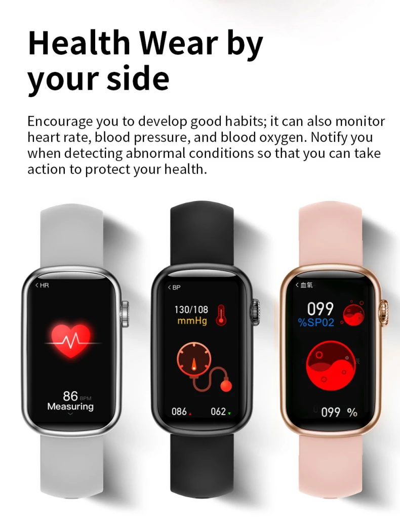 1.47 Inch Full Touch Screen Blood Pressure Health Sport Watch Wristwatches HM08 Smartband for Women and Ladies(7).jpg