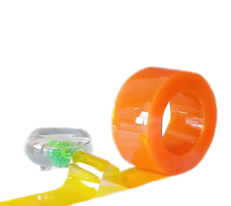 Factory Wholesale Price Custom Transparent Pvc Strip Curtain Cold Storage Room Freezer Hard Plastic PVC Door Curtain Strips