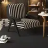 Retro black frame-zebra stripes