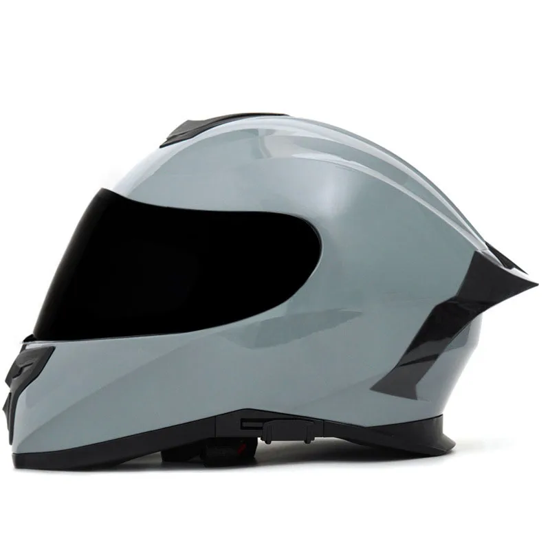 Dot Full Helmet ECE Electric Motorcycle Helmet Men and Women Big Tail Double Mirror Helmet