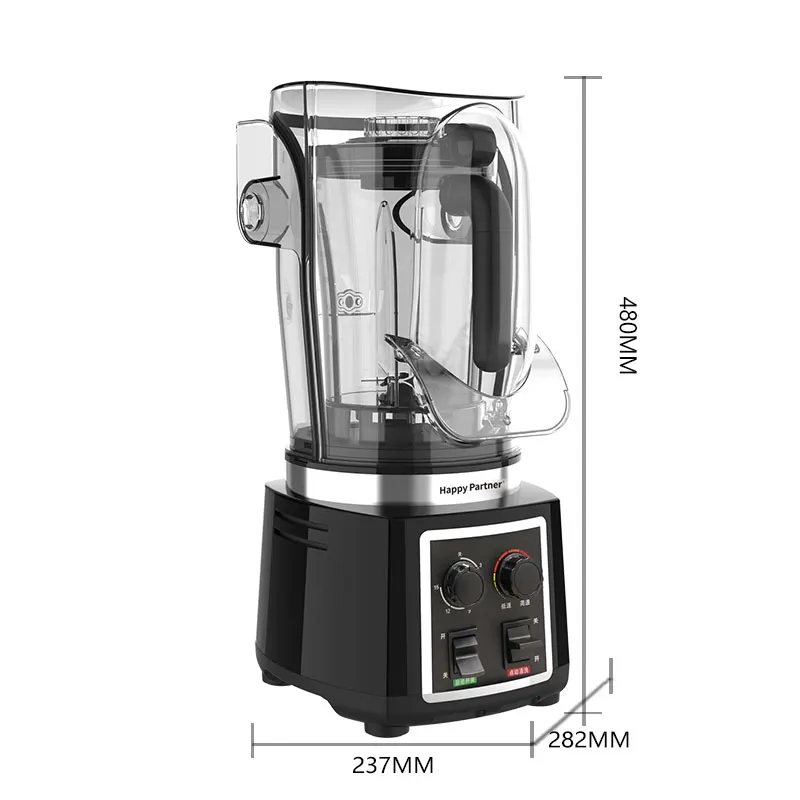 HappyPartner KFS-305A 800W Kitchen Electrical Appliance Variable Speed Blender Machine 6 Blades Knob Controls for Outdoor Use
