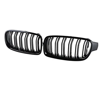 3 series F30 F35 ABS glossy black double line kidney front grille dual slat F30 front grille for BMW