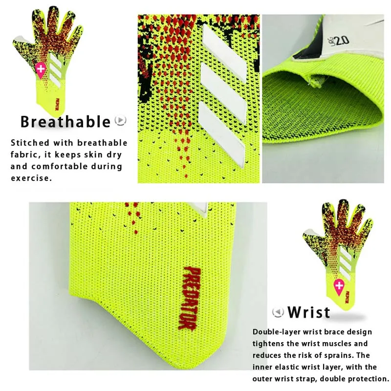 Best Quality Customize Design Logo Professional Other Sports Glove Latex Gk Football Soccer Goalkeeper Gloves