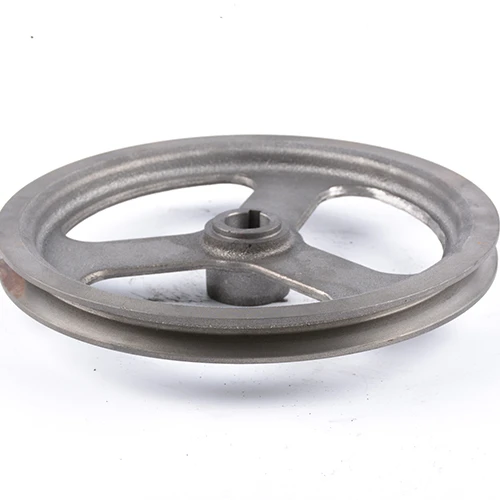 Custom cast iron belt pulley with sand casting grey iron casting  Foundry Machining Service