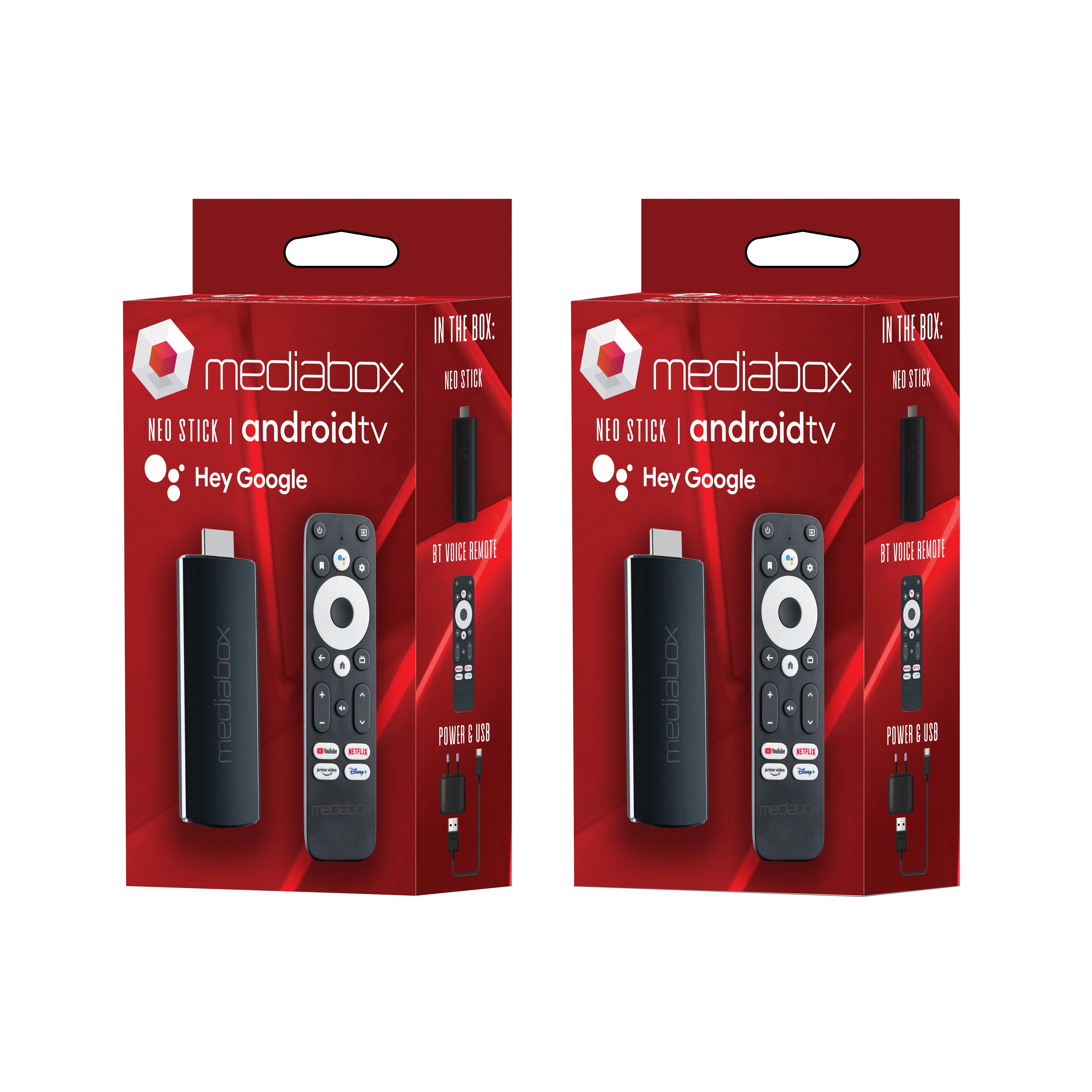 Android TV Stick Certified TV Box 1GB 8GB Dual WiFi with BT Voice