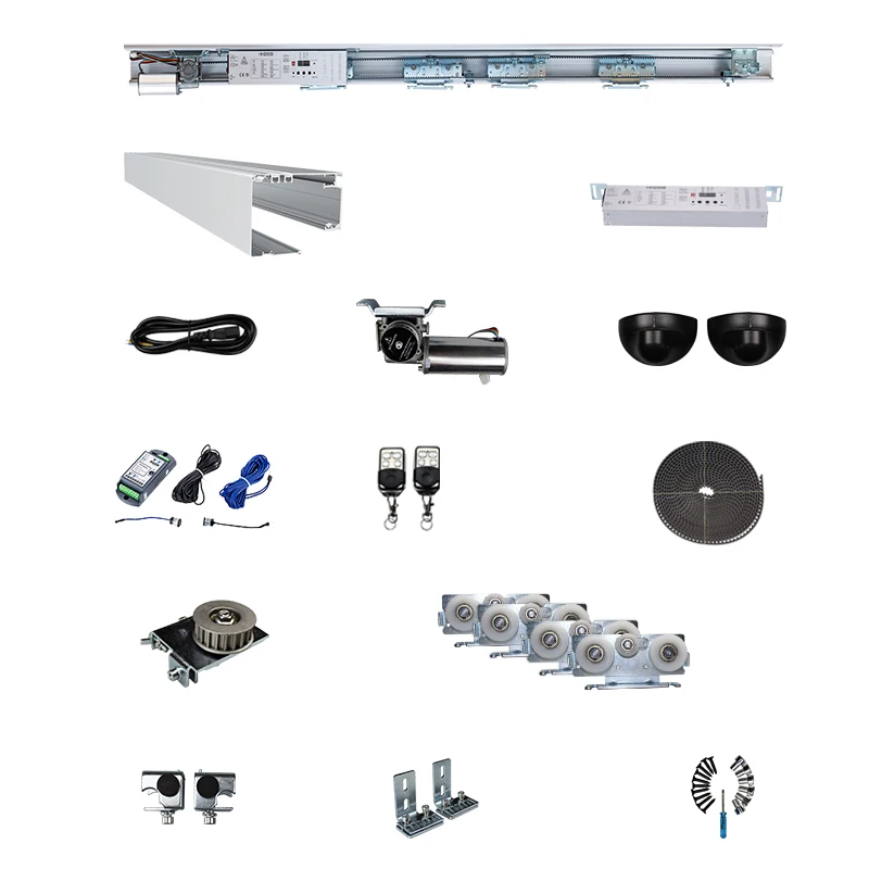 Turtech Heavy Duty Automatic Glass Sliding Door HH200B 1 YEAR Online Technical Support Total Solution for Projects