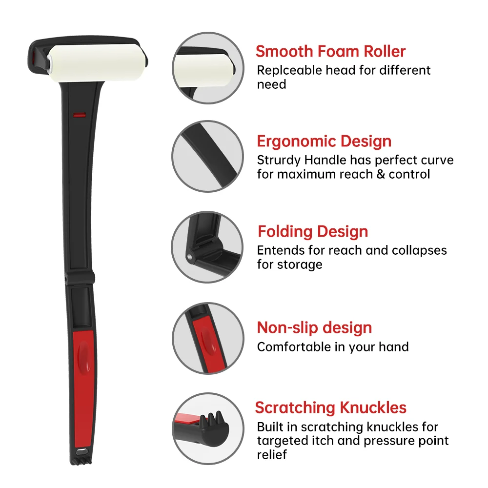 Rolling Back Easytouse Lotion Applicator For Back & Body. Premium