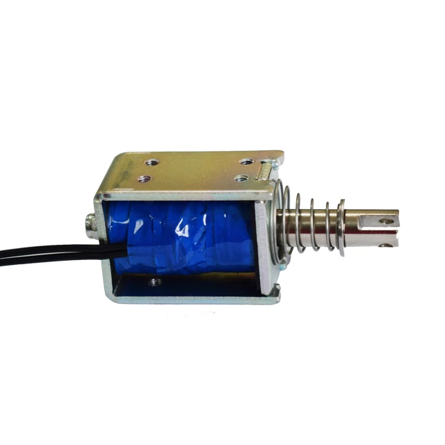 MAGICLULU Elettromagnete a Solenoide Lineare 12v 1.2a Tipo Push-pull Corsa 10mm Per Automazione Industriale e Dispositivi Meccanici