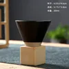 Black-funnel coffee cup