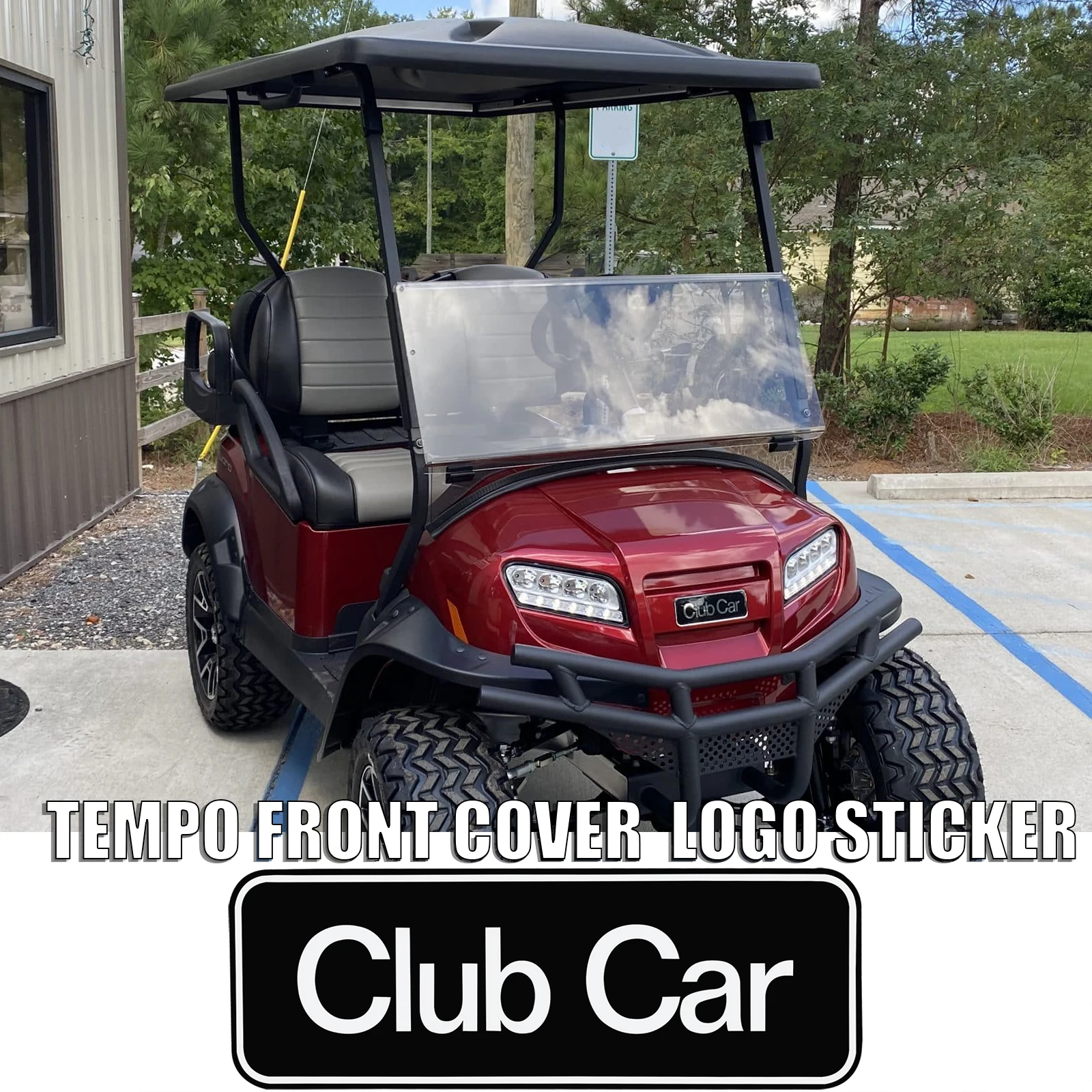 Golf Cart Front Name Plate For Club Car Tempo 47605590002/47605590001