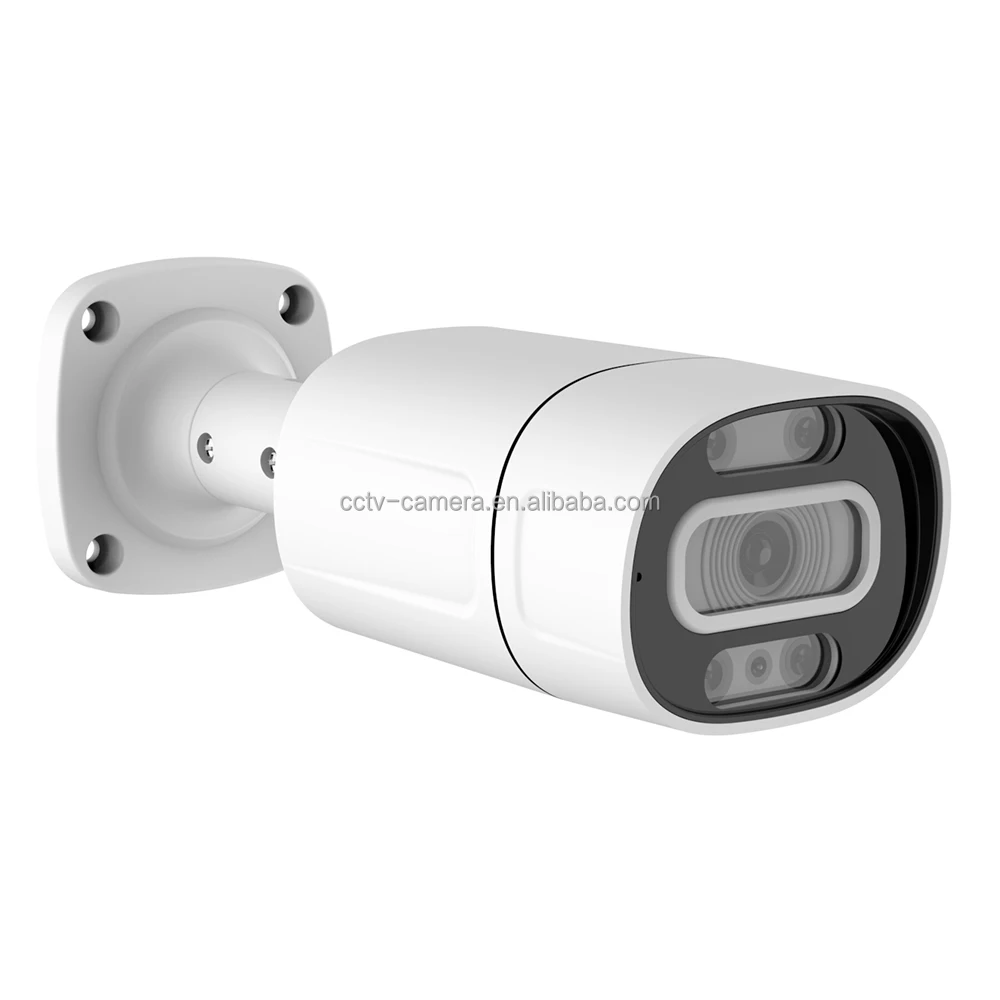 Warm Light 4mp Small Bullet CCTV Surveillance Security Camera System IP Cameras