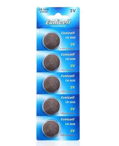 Lithium Button Cell Cr2430 3V 285mAh Primary Battery - China Cr2430 3V  285mAh Battery and Lithium Button Cell Battery price