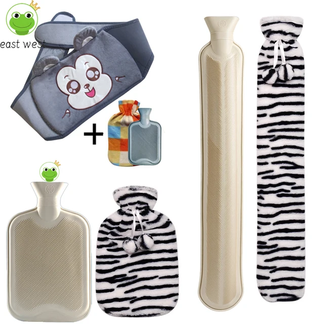 eco-friendly Natural Rubber Hot Water Bottle For Hot free hand warmer  2L hot water bag