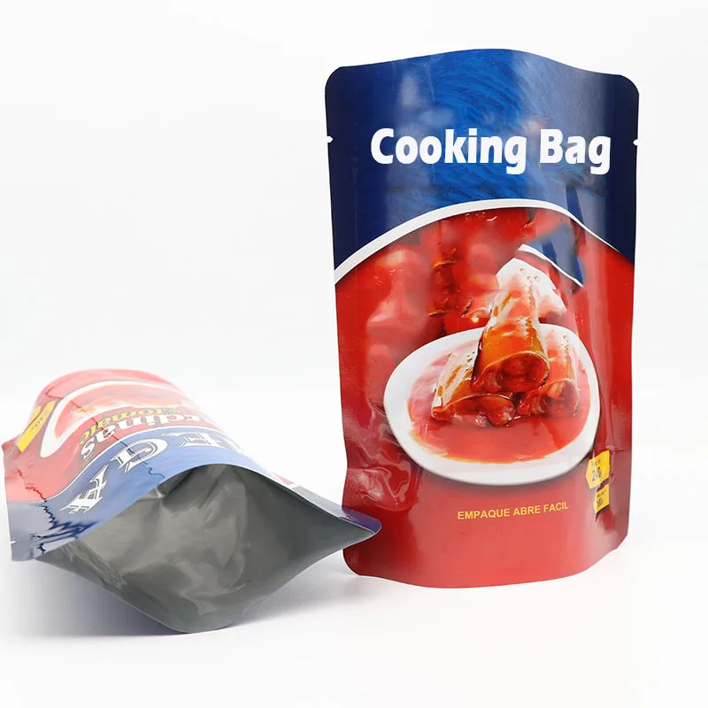 Custom Printed Retort Standing Bags High Temperature Camping Cooking ...