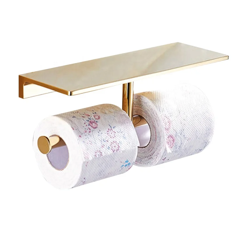 Cassoria Antique Gold Wall Mount Paper Towel Holder