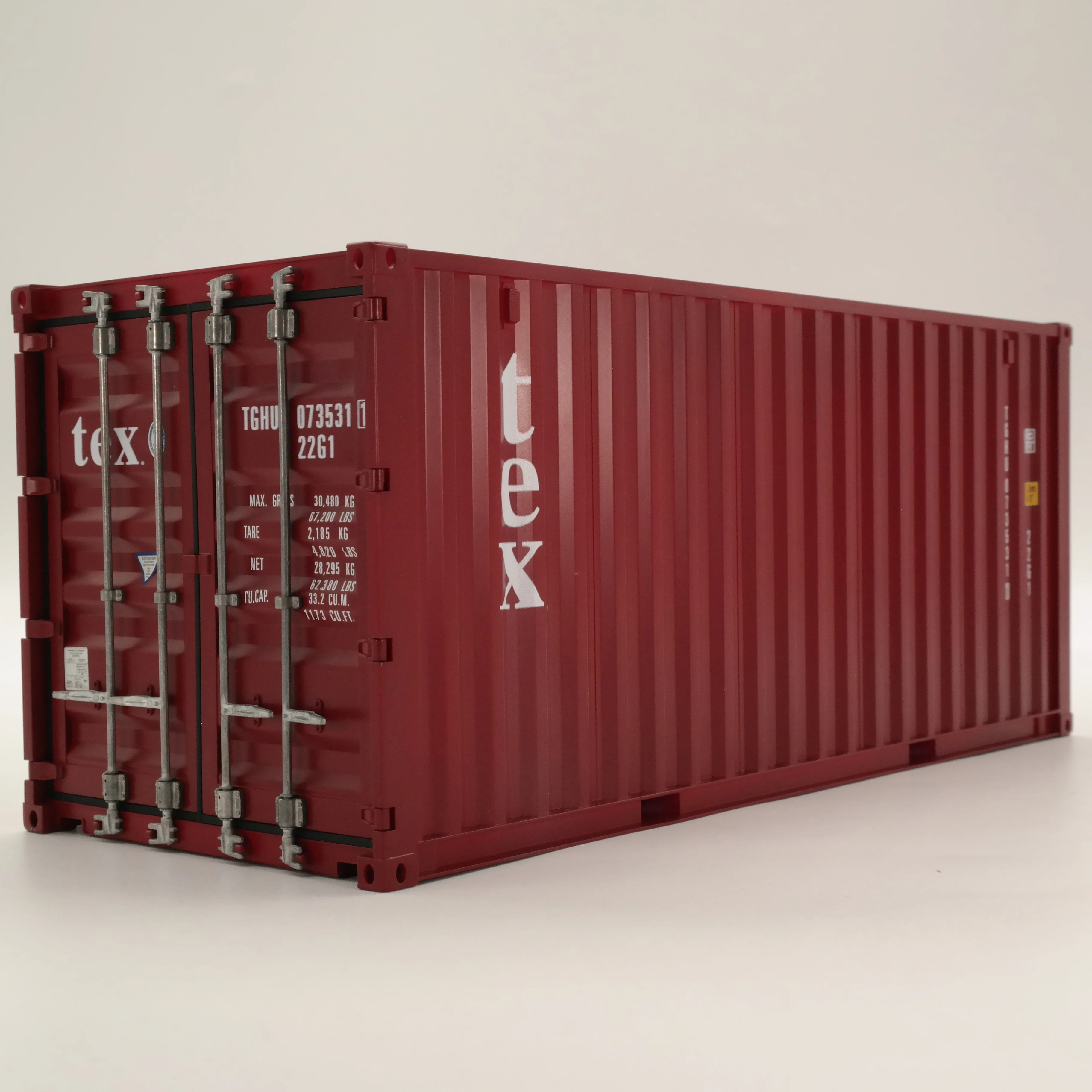 【A】O.A.S Container Model Factory 20GP Plastic Crafts Shipping Freight Forwarder Gift Tex Miniature Container Model