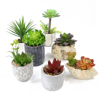 China online sales of artificial plants desktop creative ornaments artificial succulent indoor ornaments