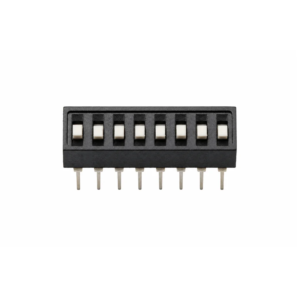 pin☆ 1.0mm Pitch 1x8 Pin Single Row Straight Through Hole Square Pin