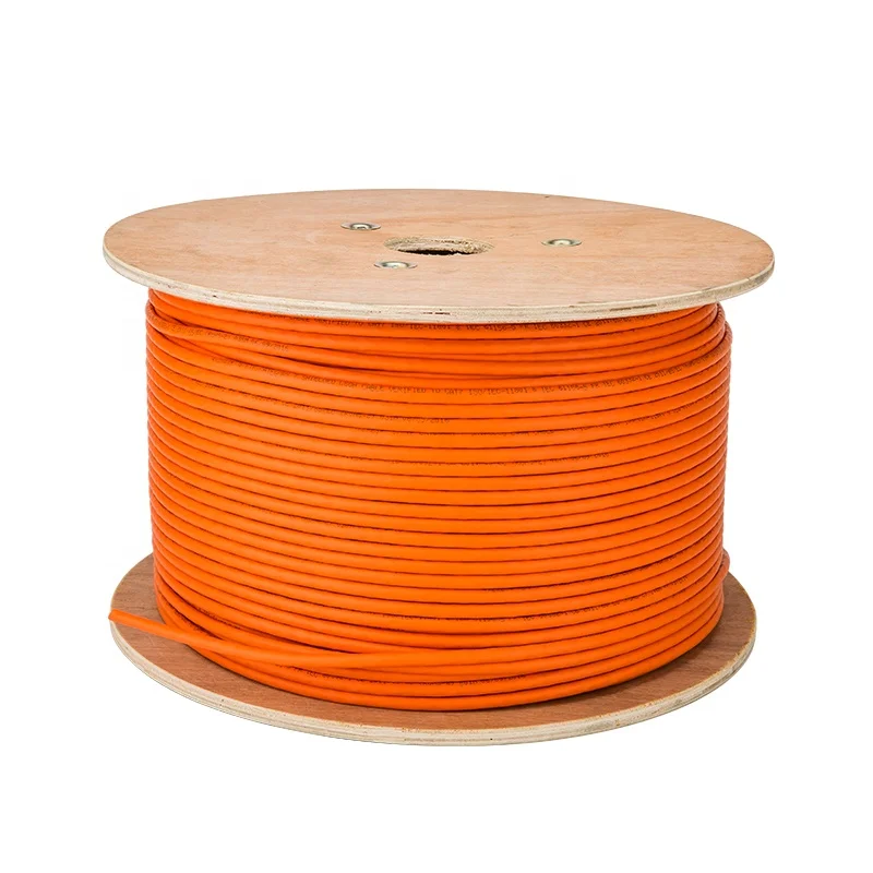 Сетевой кабель Linkwylan Cat7 SFTP 23AWG, сетевой LAN-кабель, прочные провода, экранированный 10G 1200 МГц, высокоскоростной LSZH, поддержка 4PPoE