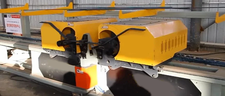 32mm reinforcing steel bar CNC rebar bender vertical double head used in construction road bridge stirrup rebar bending machine