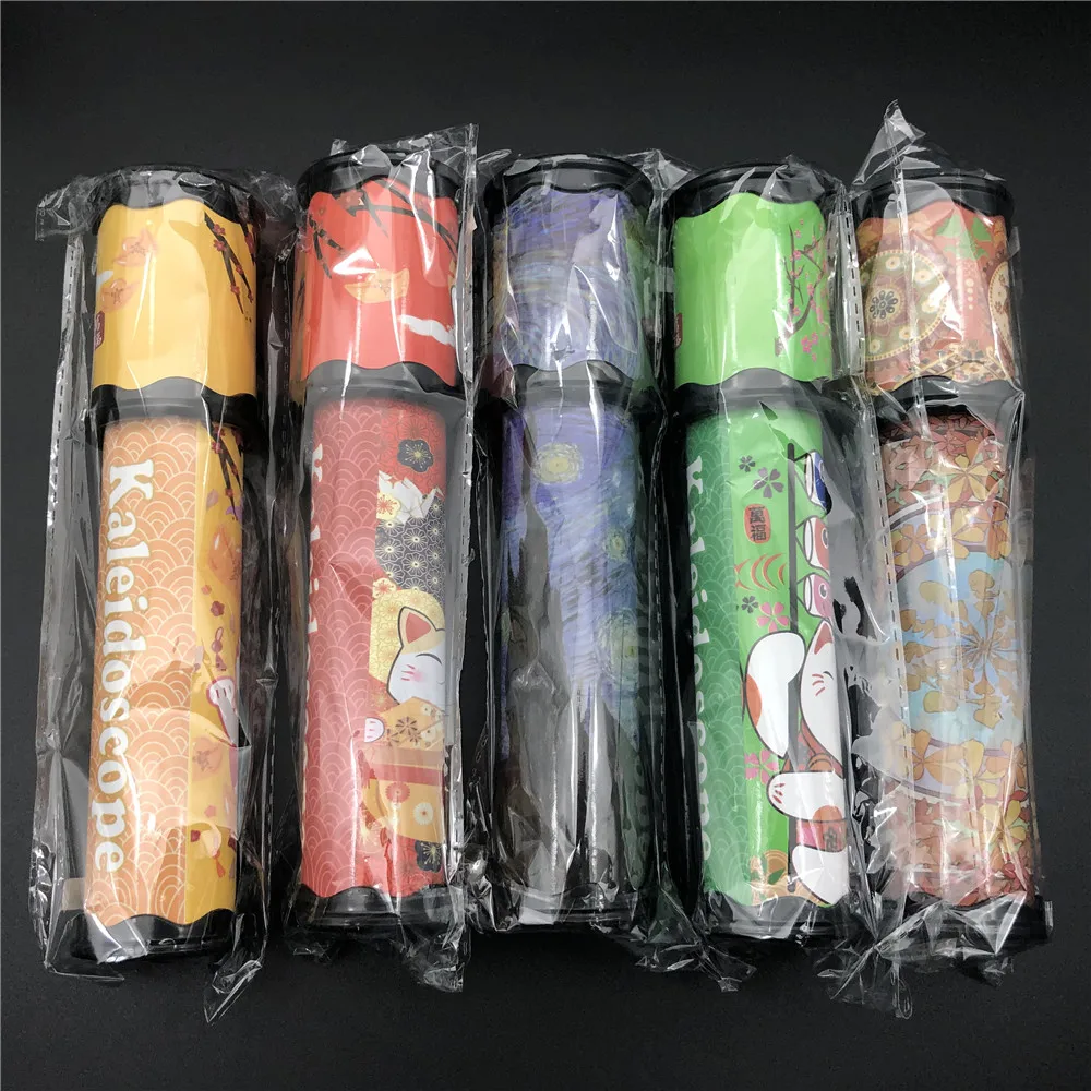 2020 оригинальная Волшебная призма, Забавная детская вращающаяся бумага, мультяшный калейдоскоп, детская игрушка, калейдоскоп