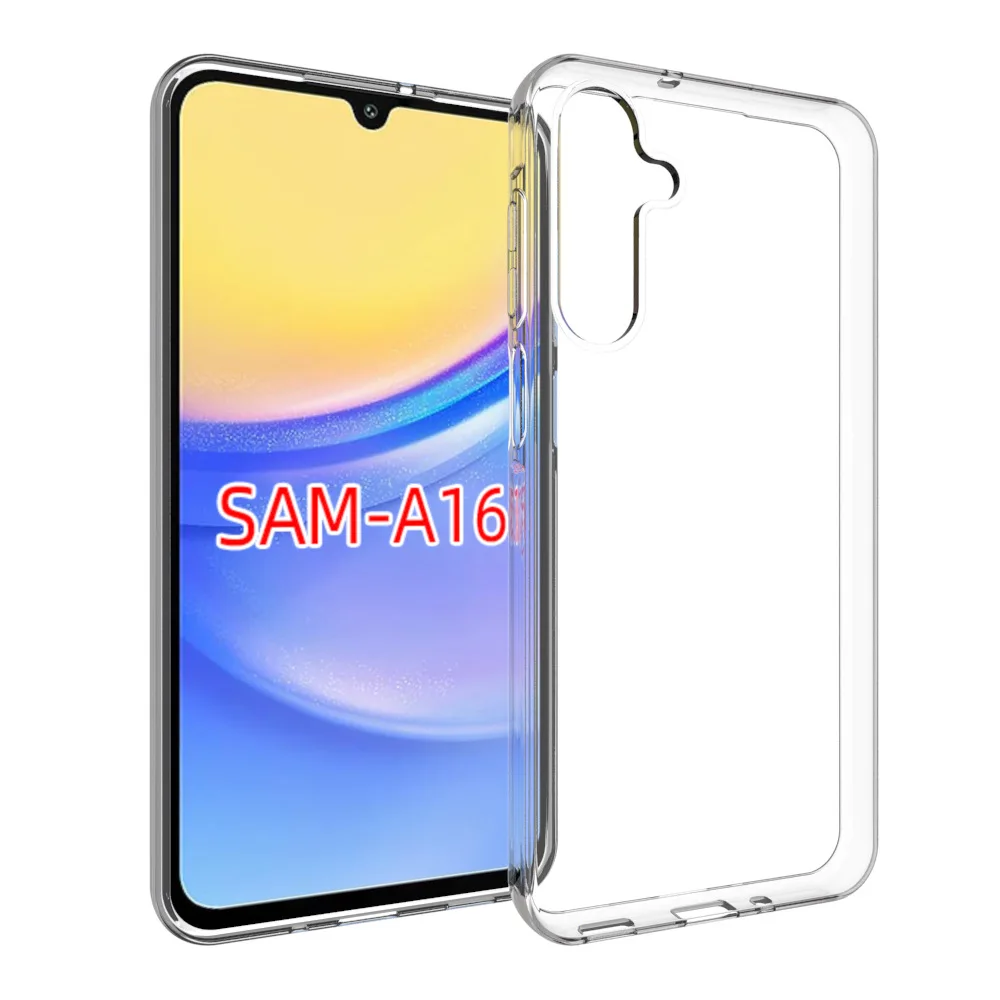 Crystal Clear Transparent Phone Case Soft Tpu Protective Cover For Samsung Galaxy A06 4G Laudtec