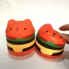 Música de pellizco de rebote lento de gato hamburguesa