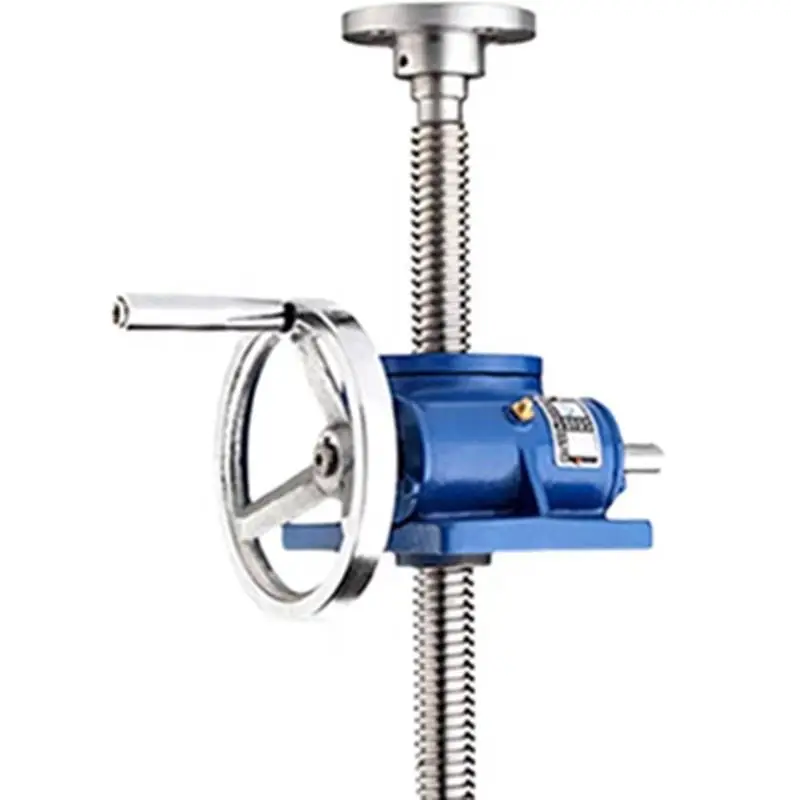 SWL Series Linear Manual Drive Mechanical Bolt Lifter Landing Electric Mandrel Elevator Reducer Worm Gear Lifter Screw Jack