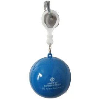 emergence  portable  PE   ball shape  poncho   disposable   raincoat with logo printing for promotional gift