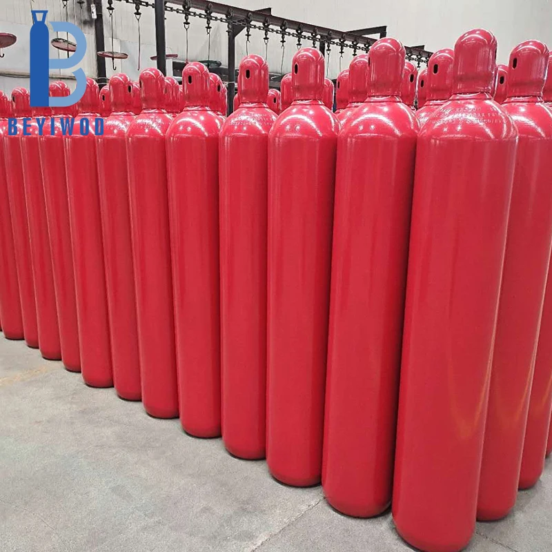 product beyiwod iso9809 1 150bar pressure steel 68l 45kg co2 gas cylinder fire extinguisher co2 cylinder with valve-4