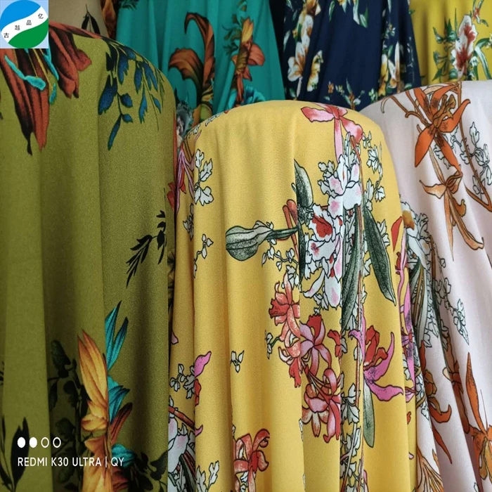 buy stock fabric,spandex moss crepe print,stock spandex fabcic