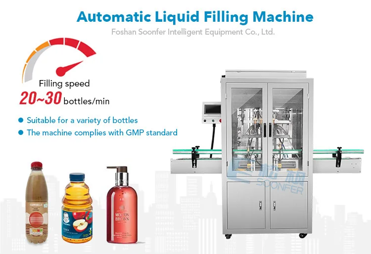 Automatic Liquid Filling Machine - High Accuracy & Speed
