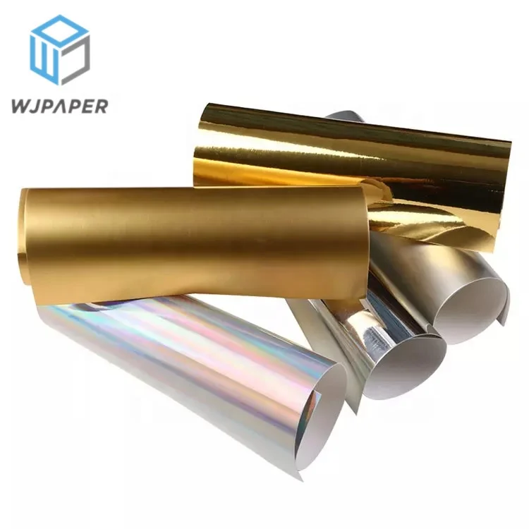 Special Paper Gold And Silver Cardstock Craft Cardboard Gold Silver Foil Roll Wrap Gift