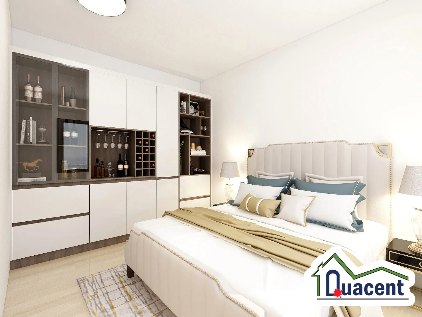 Quacent Large Villa Modern Design Tiny House for Residential Resort Villa Prefabricated Home Prefab House Fast Install