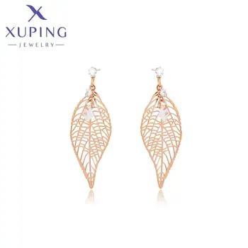 99418 XUPING Jewelry Stainless Steel Rose Gold Plated Fashion Jewellery Earrings Women Luxury Dangle Earrings