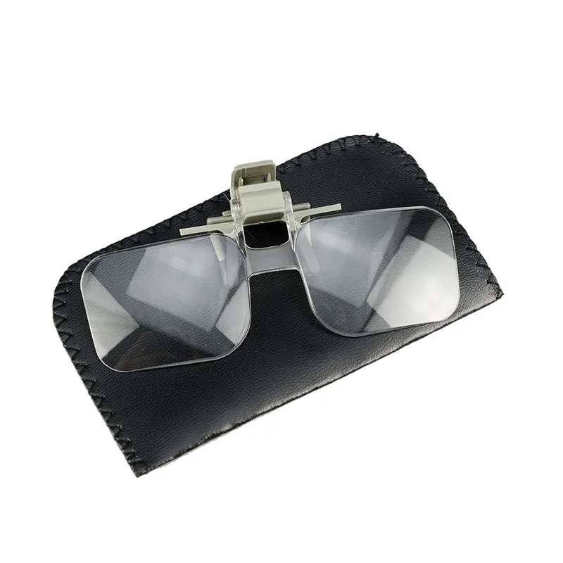 Clip On, Flip Up, Magnifying Readers For Eyeglasses 2x