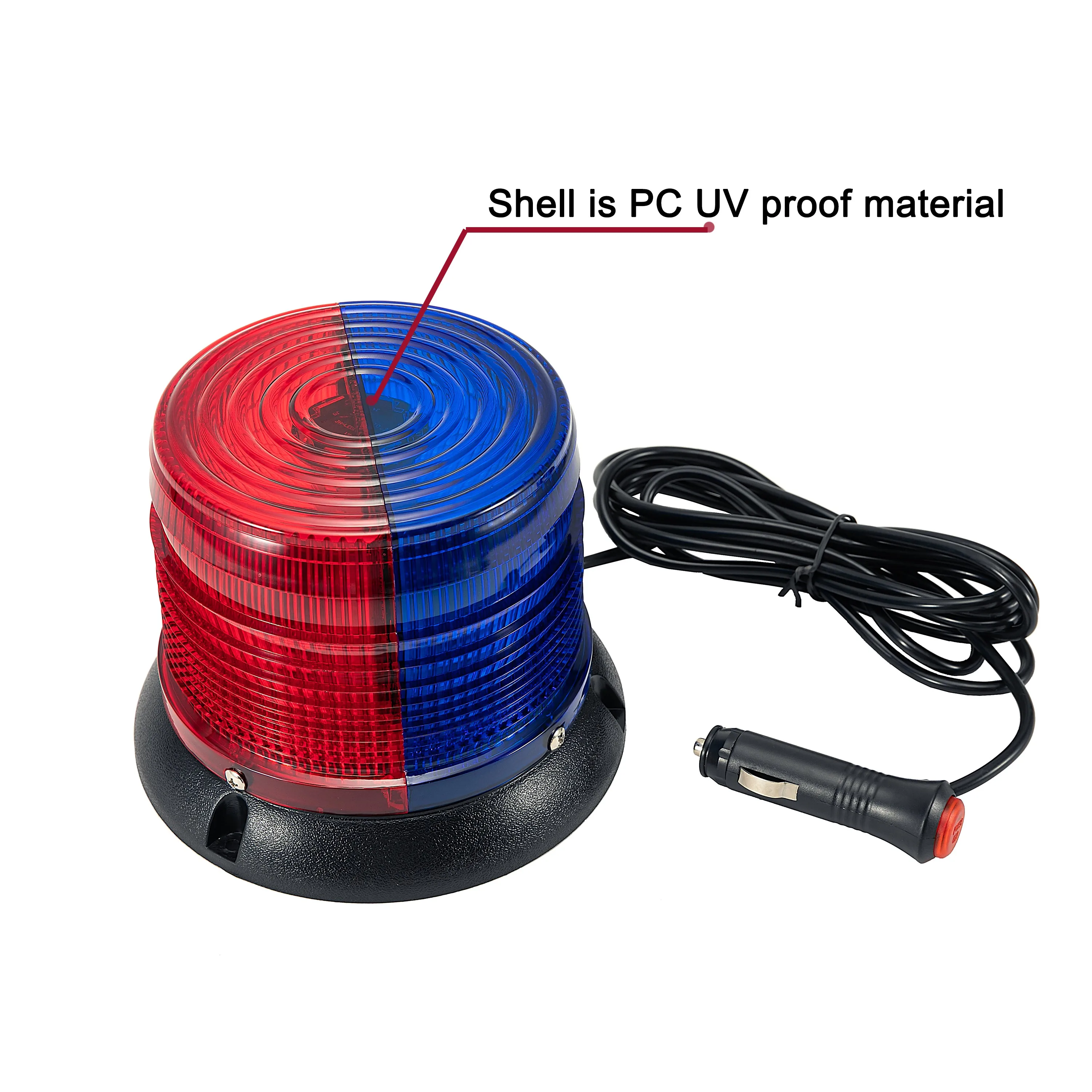 Vehicle Ambulance Tow Trucks Security Dual Colors Flashing Led Beacon