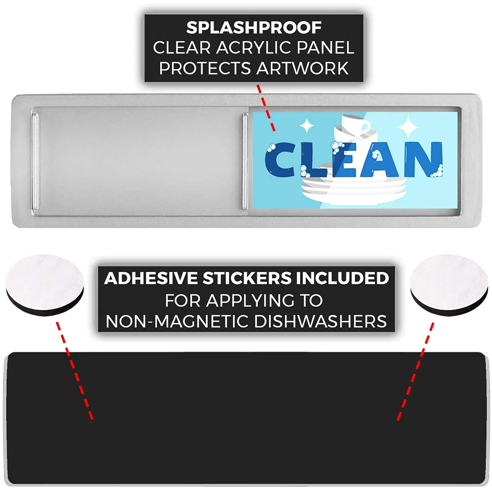 Dishwasher Clean Dirty Sign Dishwasher Indicator For