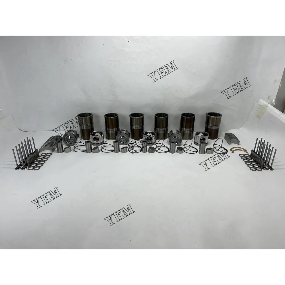 C12 Engine Cylinder Liner Kit With Engine Bearings Set Valves for Caterpillar Aftermarket Engine Parts 2