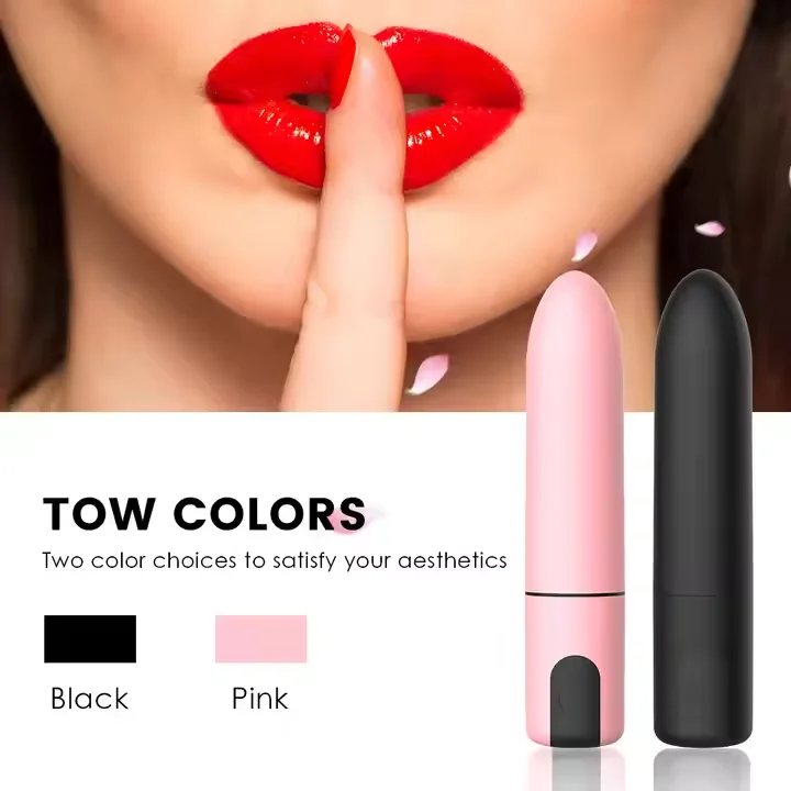 Pink Amoura clitoral bullet vibrator with USB charging cable