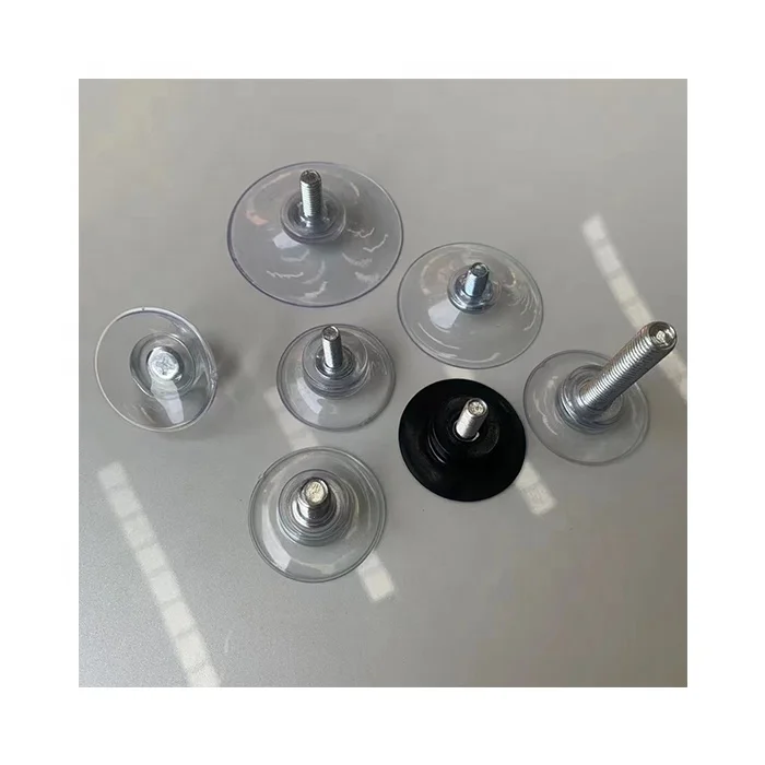 KINMAD Lot De 10 Vis à Ventouse En Caoutchouc M8 X 13 Mm Avec