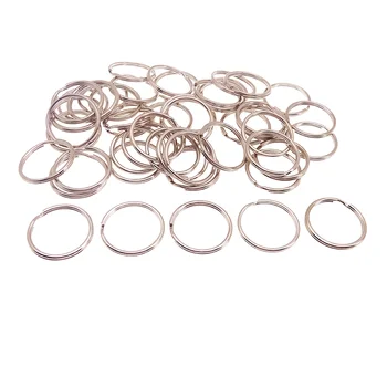 Highly Cost Effective Custom Stainless Steel Split Key Ring Lightweight Cartoon Metal Coin Holder Keychain Accessory for Daily