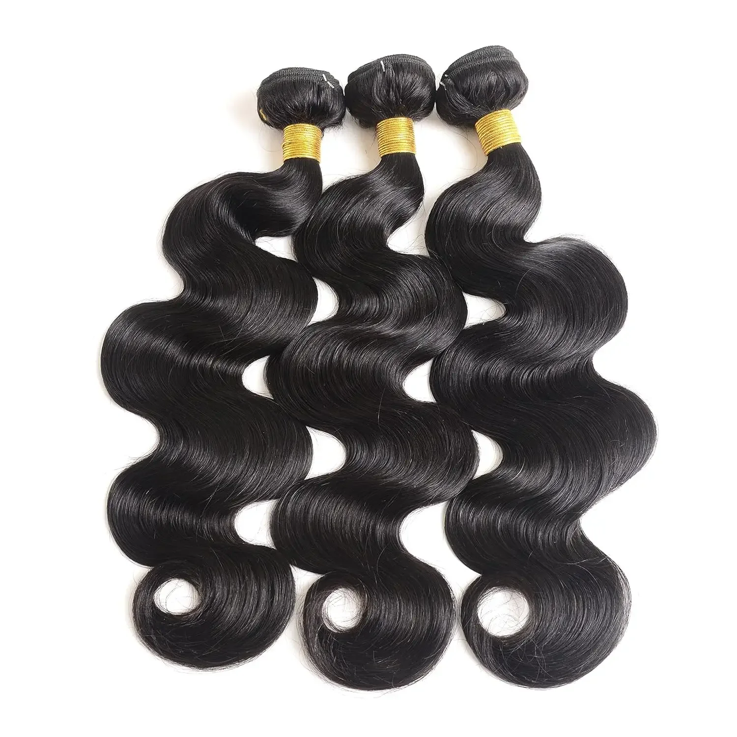 Fasci di capelli umani Body Wave da 18, 20 e 22 pollici, tessuto per capelli vergini brasiliani_voghion.com