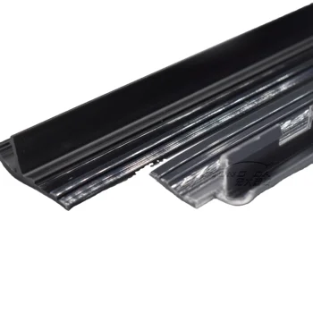 China manufactory customizable color black plastic Profile ABS section bar PVC plastic strip extrusion profile