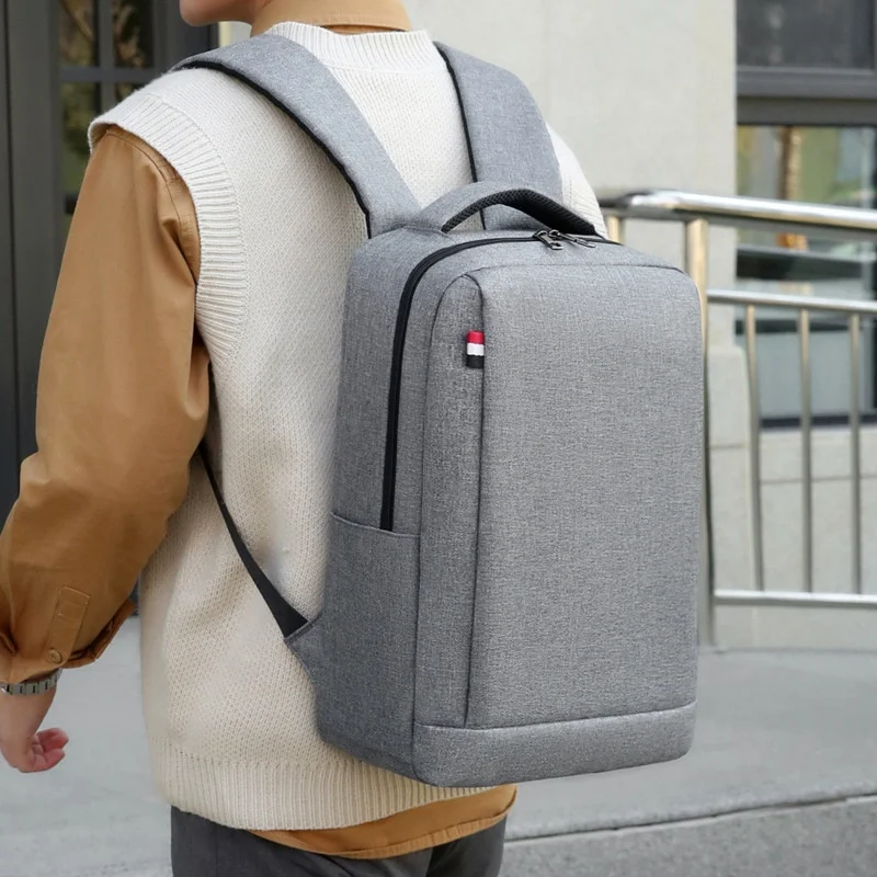 Unisex Fashionable Large Capacity Casual Backpack Waterproof USB Oxford Material Polyester Zipper School Work