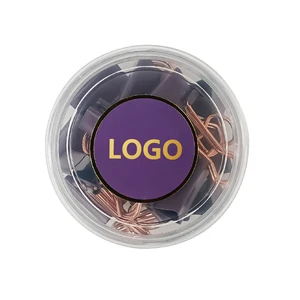 DIY Sticker Office Stationery Large Metal Modern Popular Square Spring 2.8cm Long Tail Binder Clip Gold Color for School